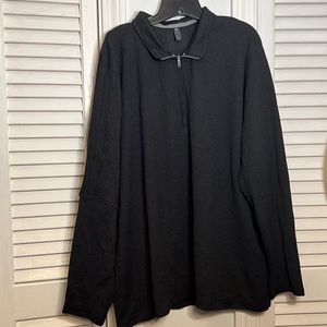 Black adidas lightweight quarter zip
